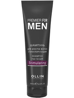 OLLIN PREMIER FOR MEN Шампунь для роста волос стимулирующий, 250 мл.