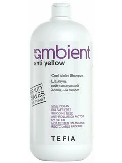 TEFIA AMB ANTI-YELLOW Шампунь нейтрализующий Холодный фиолет 1000 мл