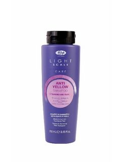 Lisap Light Scale Шампунь для осветленных, мелированных и седых волос–Care Anti Yellow Shampoo 250 мл