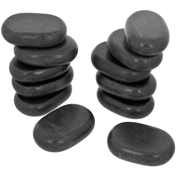Набор массажных камней из базальта СПА-24 (12 шт)