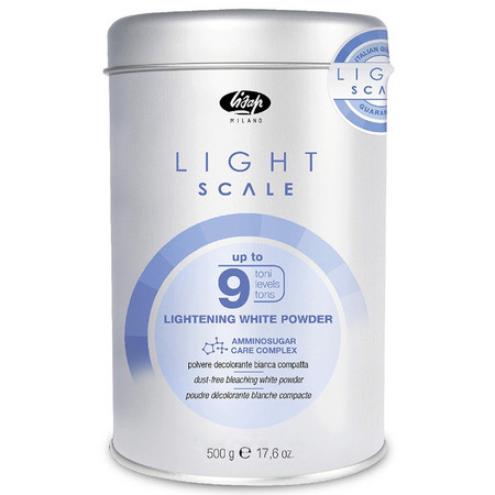 Lisap Light Scale Lightening White Powder 500гр. Порошок обесцвечивающий на 9 тонов