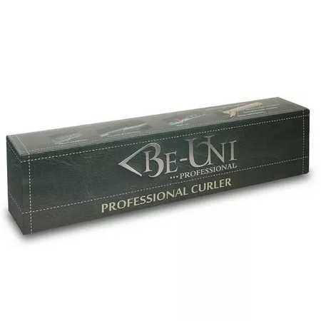 Be-Uni Плойка для завивки волос, с золотым зеркальным титановым покрытием, с терморегулятором, 32мм 