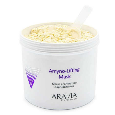 Aravia Маска альгинатная с аргирелином Amyno-Lifting Mask, 550 мл