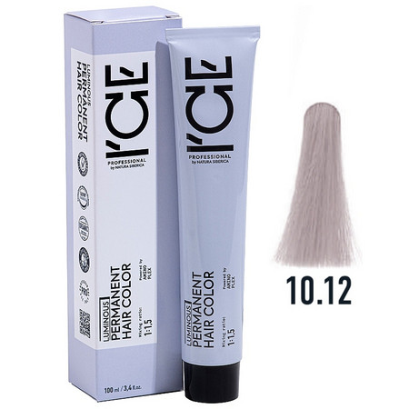 ICE Professional LUMINOUS HAIR COLOR 10.12 экстра светлый блонд пепельно-фиолетовый 100 мл.