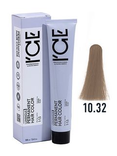 ICE Professional LUMINOUS HAIR COLOR 10.32 экстра светлый блонд золотисто-фиолетовый 100 мл.