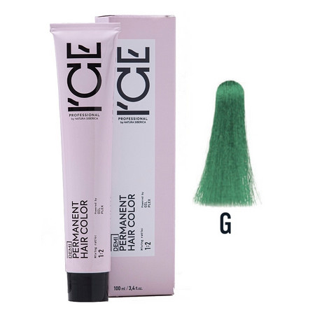 ICE Professional DEMI HAIR COLOR зеленый микс тон 100 мл.