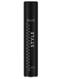 OLLIN STYLE Лак для волос сильной фиксации 500мл 