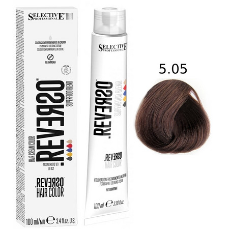 SELECTIVE Reverso Hair Color 5.05 Светло-каштановый 