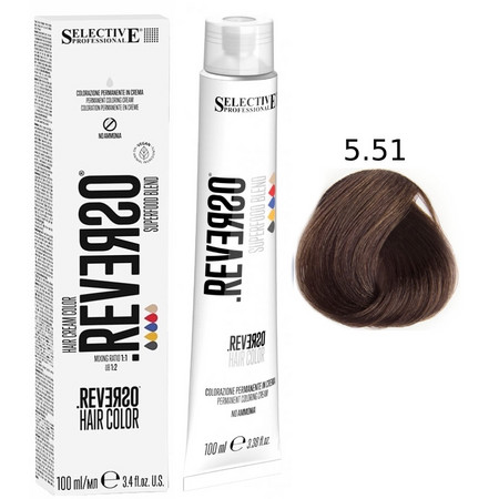 SELECTIVE Reverso Hair Color 5.51 Светло-каштановый 