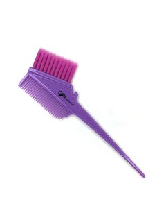 Gera Professional Кисть-гребень, светло-фиолетовая щетина, цвет фиолетовый