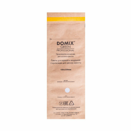 DOMIX  Крафт- пакеты коричневые для стерилизации 100х200 (100 шт) №2