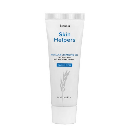 Skin Helpers Мицеллярный очищающий гель с бетаином и экстрактом шелковицы, 30 мл 