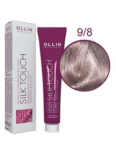 OLLIN SILK TOUCH  9/8 блондин жемчужный 60мл Безаммиачный стойкий краситель для волос