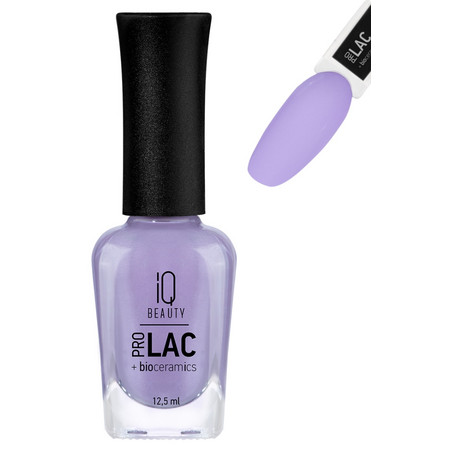 IQ BEAUTY PROLAC Лак для ногтей укрепляющий с биокерамикой 12.5 мл № 069 Lupine