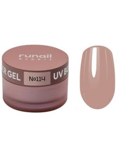 RuNail Expert Гель моделирующий UV BUILDER GEL №114, 15г банка