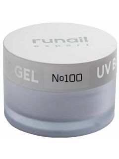 RuNail Expert Гель моделирующий UV BUILDER GEL №100, 50г банка