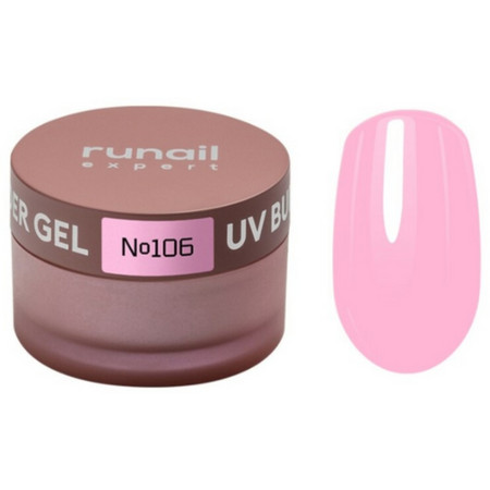 RuNail Expert Гель моделирующий UV BUILDER GEL №106, 50г банка