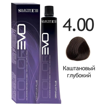 SELECTIVE COLOREVO 4.00  каштановый глубокий