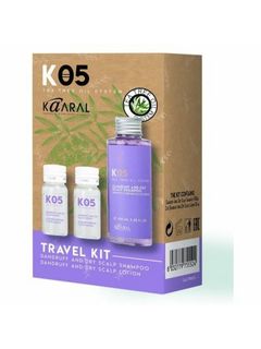 KAARAL K05 Travel Kit Набор от перхоти д/жирной кожи головы (шампунь 100мл +лосьон для волос 2*10мл)