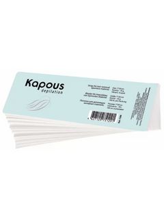 Kapous Depilation Полоски для депиляции, голубой, 7*20см, 100 шт/уп.