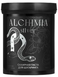 ALCHIMIA Сахарная паста для шугаринга плотная серебряная, 800 гр.