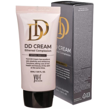 Yu-r Корректирующий крем DD Cream (Light), SPF 50, 50 мл 