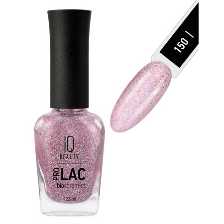 IQ BEAUTY PROLAC Лак для ногтей укрепляющий с биокерамикой 12.5 мл №150 RIME Barbie dress up