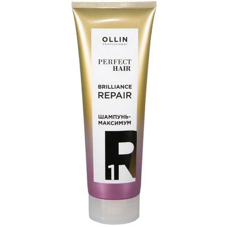 OLLIN PERFECT HAIR BRILLIANCE REPAIR 1 Шампунь-максимум. Подготовительный этап 250мл 