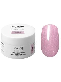 RuNail Моделирующий УФ-гель светоотражающий BUILDER UV GEL REFLECTIVE NUDE, 15г №9652