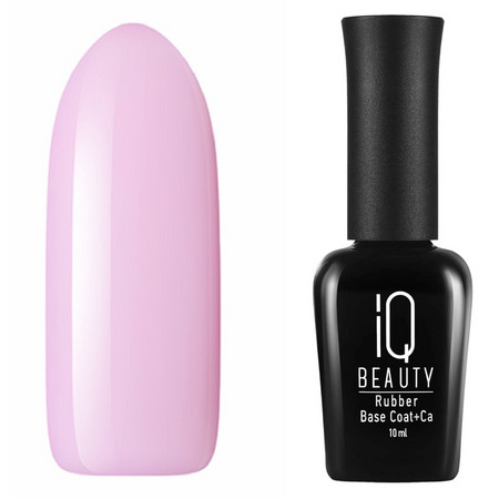 IQ BEAUTY Базовое камуфл.покрытие каучуковое с кальцием Rubber Base 21 Bubblegum 10 мл 