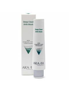 Aravia Маска очищающая для лица с глиной и АНА-кислотами Deep Clean AHA-Mask, 100мл 