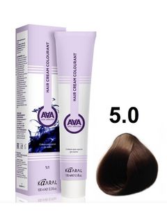 KAARAL AAA Hair crem colorant 5.0 светлый каштан 100мл