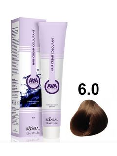 KAARAL AAA Hair crem colorant 6.0 темный блондин 100мл