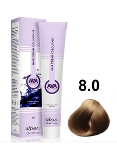 KAARAL AAA Hair crem colorant 8.0 светлый блондин 100мл