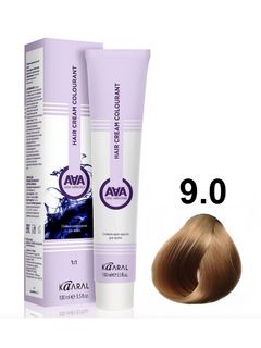 KAARAL AAA Hair crem colorant 9.0 очень светлый блондин 100мл