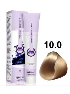 KAARAL AAA Hair crem colorant 10.0 очень-очень светлый блондин 100мл