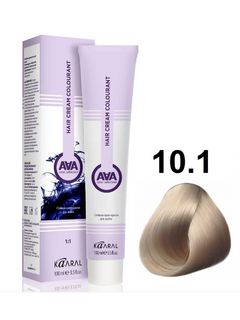 KAARAL AAA Hair crem colorant 10.1 очень очень светлый пепельный блондин 100мл