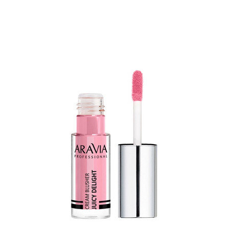 Aravia Румяна жидкие кремовые JUICY DELIGHT (02 Geranium Pink), 5 мл