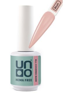 UNO HEMA FREE Гель-лак базовый All Covered Base Gel, 10 г Blush