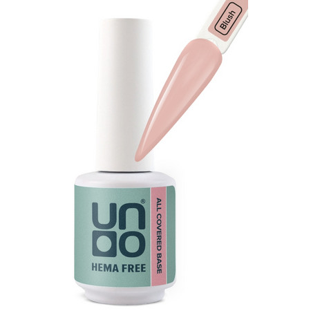 UNO HEMA FREE Гель-лак базовый All Covered Base Gel, 10 г Blush