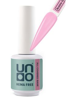 UNO HEMA FREE Гель-лак базовый All Covered Base Gel, 10 г Bubblegum