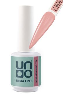 UNO HEMA FREE Гель-лак базовый All Covered Base Gel, 10 г Muave