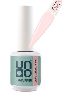 UNO HEMA FREE Гель-лак базовый All Covered Base Gel, 10 г Sugar