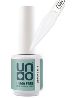 UNO HEMA FREE Гель-лак 2401 Чистый белый - White, 10 г