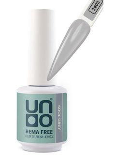 UNO HEMA FREE Гель-лак 2403 Cерый - Sool Grey, 10 г