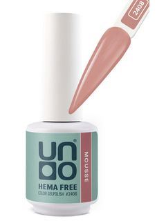 UNO HEMA FREE Гель-лак 2408 Мусс - Mousse, 10 г