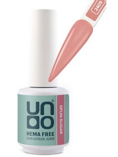 UNO HEMA FREE Гель-лак 2409 Сахарная пудра - Spun Sugar, 10 г