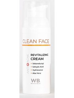 WOMAN’S BLISS Clean Face Крем восстанавливающий для лица анти-акне, 50 мл