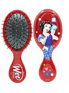 WET BRUSH MINI DETANGLER DISNEY GLITTER BALL SNOW WHITE Щетка для спут.волос Дисней (Белоснежка) 