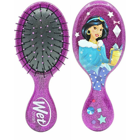 WET BRUSH MINI DETANGLER DISNEY GLITTER BALL JASMINE Щетка для спутанных волос Дисней (Жасмин) 